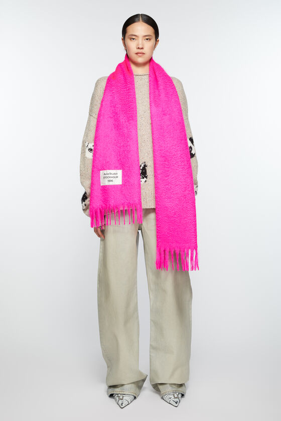 (image for) High Quality Fringe alpaca scarf